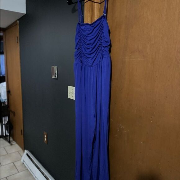 Ava & Viv Strapless Jumpsuit Royal Blue NWOT Size XXL - Picture 8 of 12